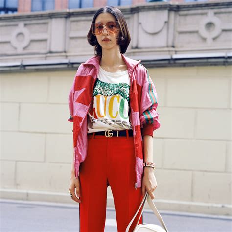 gucci mouth print street fashion|gucci street style trends.